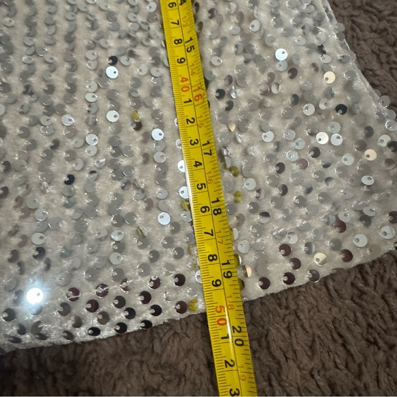 Sanctuary Silver Sequin Blouse - Picture 8 of 10